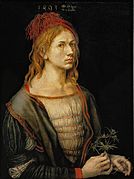 Portrait of the Artist Holding a Thistle, 1493. Musée du Louvre