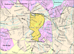 Census Bureau map of Matawan, New Jersey