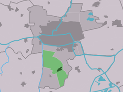 Location in the Leeuwarden municipality