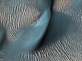 Mars sand dune ripples (August 12, 2020).