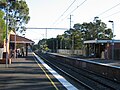 Southbound view from Platform 1, November 2007