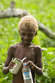 Image 20A Melanesian child from Vanuatu (from Melanesia)