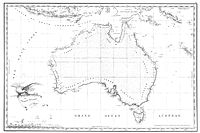 Freycinet Map of 1811 – resulted from the 1800–1803 French Baudin expedition to Australia and was the first full map of Australia ever to be published. In French, the map named the ocean immediately below Australia as the Grand Océan Austral ('Great Southern Ocean').