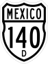 Federal Highway 140D shield
