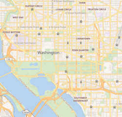 Infobox NRHP/testcases is located in Central Washington, D.C.