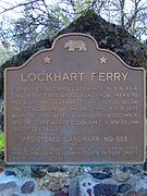 Lockhart Ferry Historical Marker, Fall River Mills