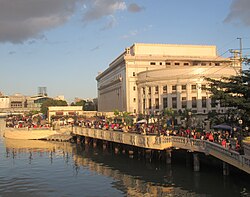 The Pasig River Esplanade and the Manila Central Post Office