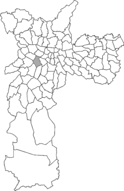 Location in the city of São Paulo