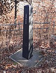 RH00-062 survey monument (NE-KS border), 552 miles 577 miles
