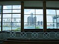 View from Caesars Windsor casino resort overlooking Detroit