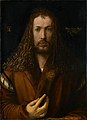 Dürer's last self-portrait, 1500—unmistakably Christ-like