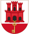 Arms of Gibraltar (Without motto and bordure)