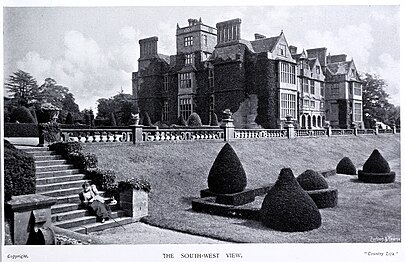 Condover Hall, south-west view