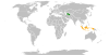 Location map for Indonesia and Turkmenistan.