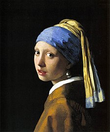 "Girl with a Pearl Earring" by Johannes Vermeer features ultramarine pigment