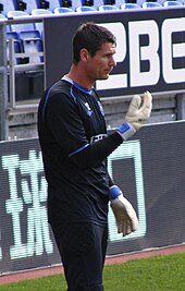 Footballer Mike Pollitt