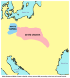 White Serbia and White Croatia (around 560), according to Francis Dvornik.