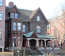 William W. Crane House, 284 Clinton Avenue (Field & Correja, c. 1854)