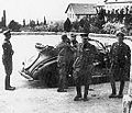 Image 39Georgios Tsolakoglou with Wehrmacht officers arrives at Macedonia Hall of Anatolia College in Thessaloniki, to sign the surrender (April 1941) (from History of Greece)