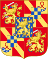 Arms of William VI as sovereign prince of the Netherlands.[5]