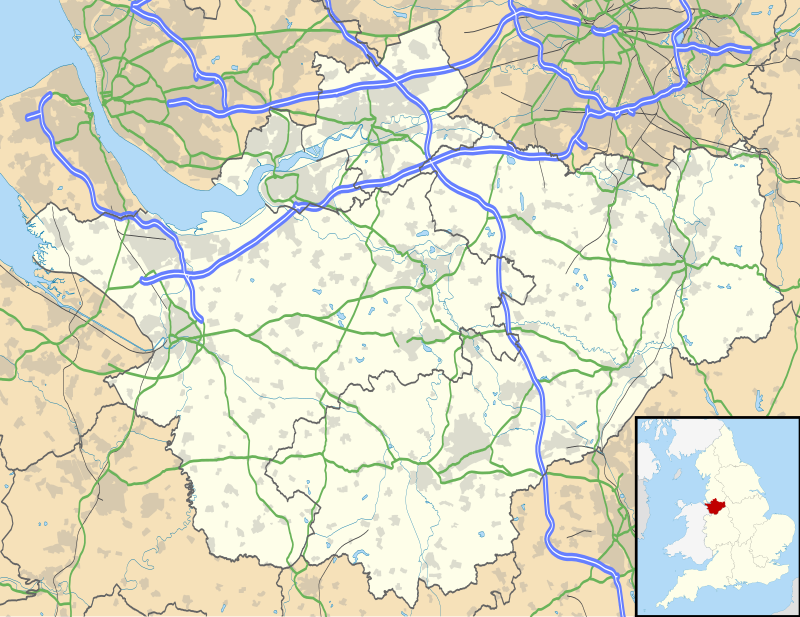 Cheshire West and Chester is located in Cheshire