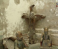 Diu relics made of petrified wood in Diu Museum