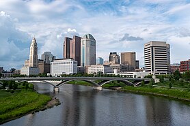 Downtown Columbus and the Scioto Mile