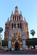 Parroquia de San Miguel Arcángel in San Miguel Allende.