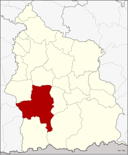 Amphoe location in Sisaket province