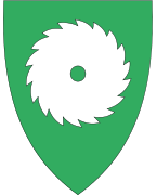 Coat of arms of Audnedal Municipality (1991-2019)