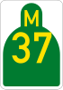Metropolitan route M37 shield