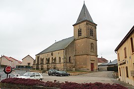 The church in Nouvion-sur-Meuse