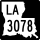 Louisiana Highway 3078 marker