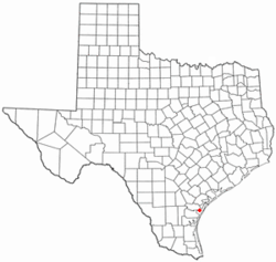 Location of Ingleside, Texas