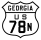 U.S. Highway 78N marker