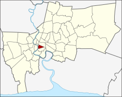 Location in Bangkok