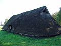 Reconstruction of an Iron Age house near Orvelte in Drenthe