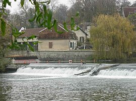 The River Seine in Chappes