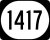 Kentucky Route 1417 marker
