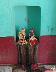 Ganesha and Parvati Idols (Murtis) inside Mitheswarnath Shiv Temple.