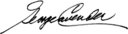 George R. Cavender's signature