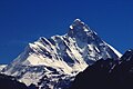 Nanda Devi peak in Nanda Devi National Park a UNESCO World Heritage Site