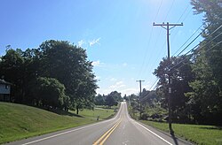 US 62 northbound in Frenchcreek Township