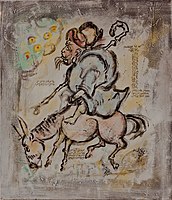 A Sufi Riding a Donkey
