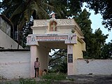 Temple's rear entrance