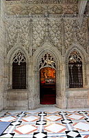 Façade of the Saint George chapel in the Generalitat Palace, Barcelona (1432–1434)