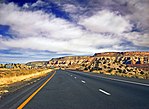 I-40 near the New Mexico border