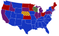 Membership of the 77th United States Senate by state