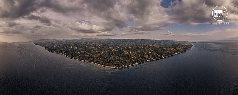 Samboan. Panorama. Aerial Photo.