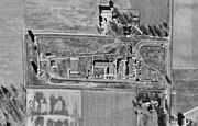 overhead photograph of the missile launch site missile control area